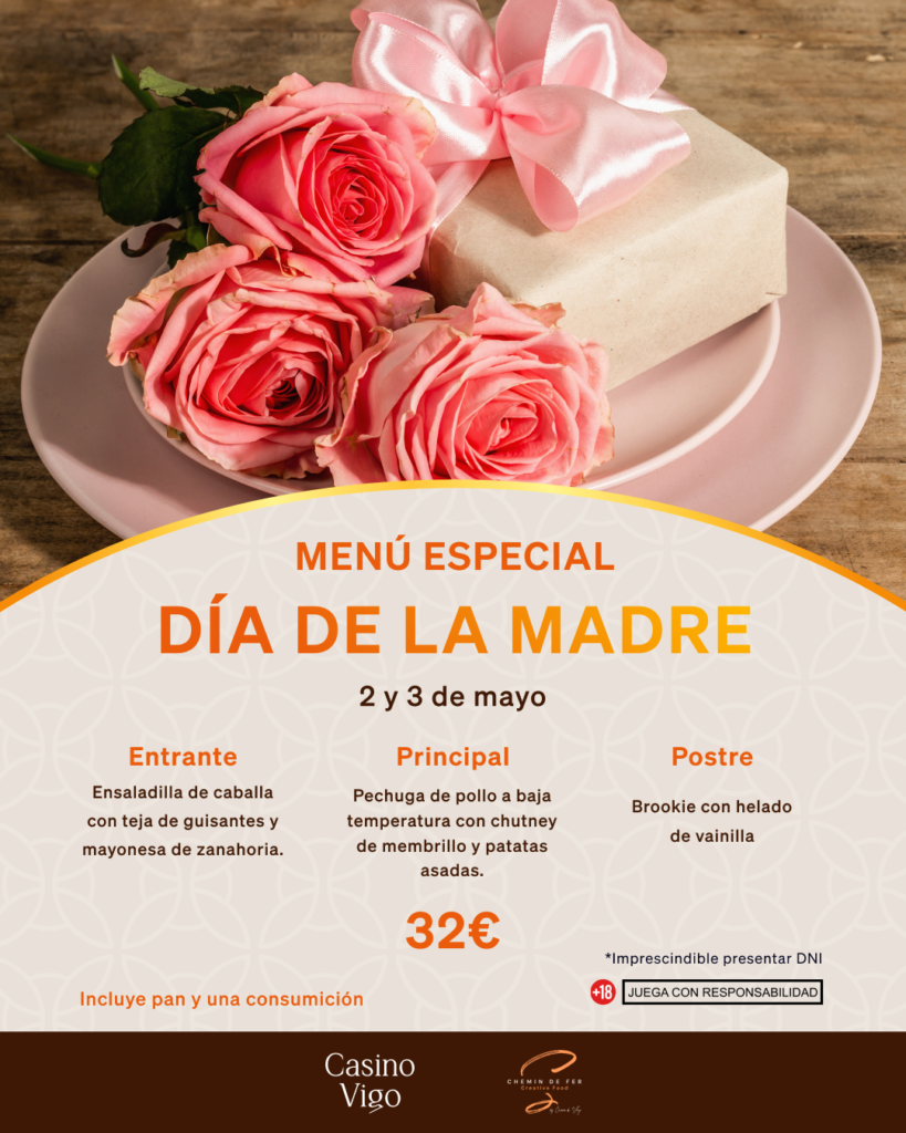 Menu especial dia de la madre 