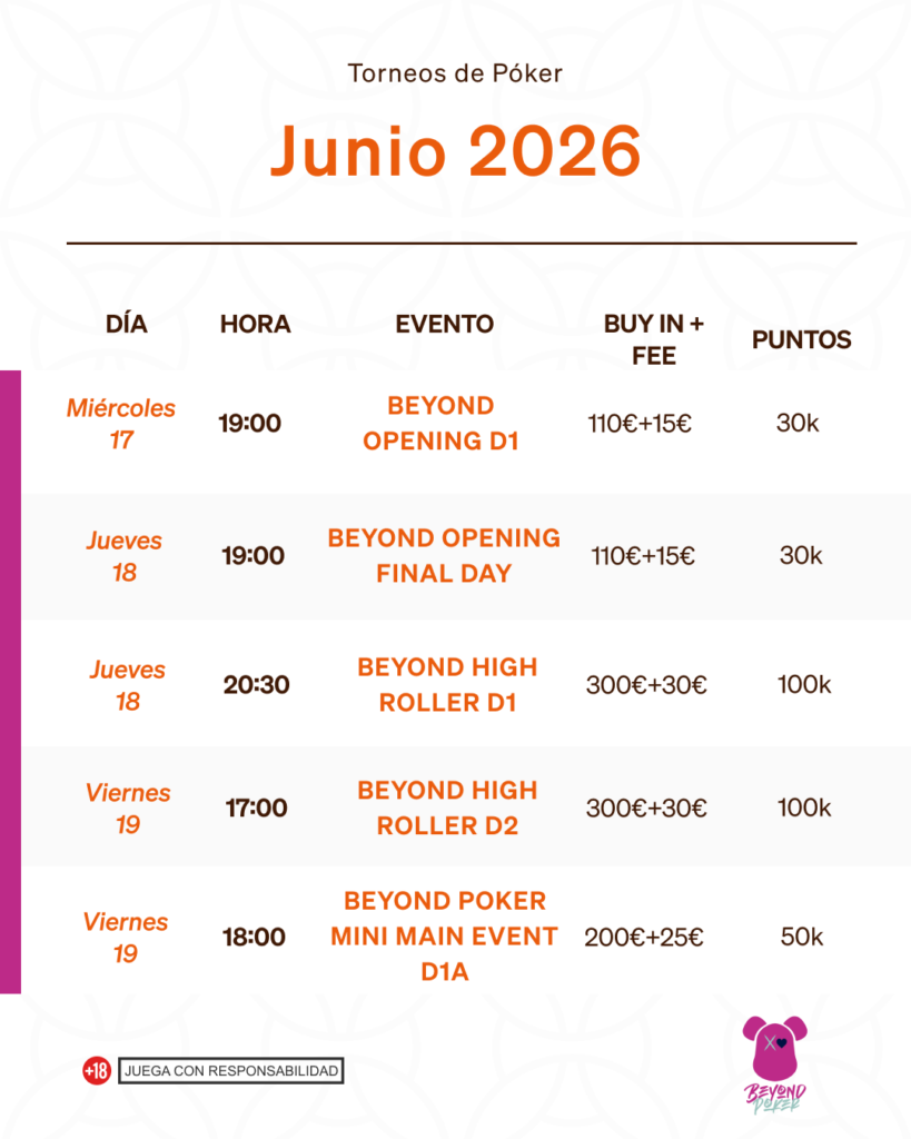 torneos poker junio vigo